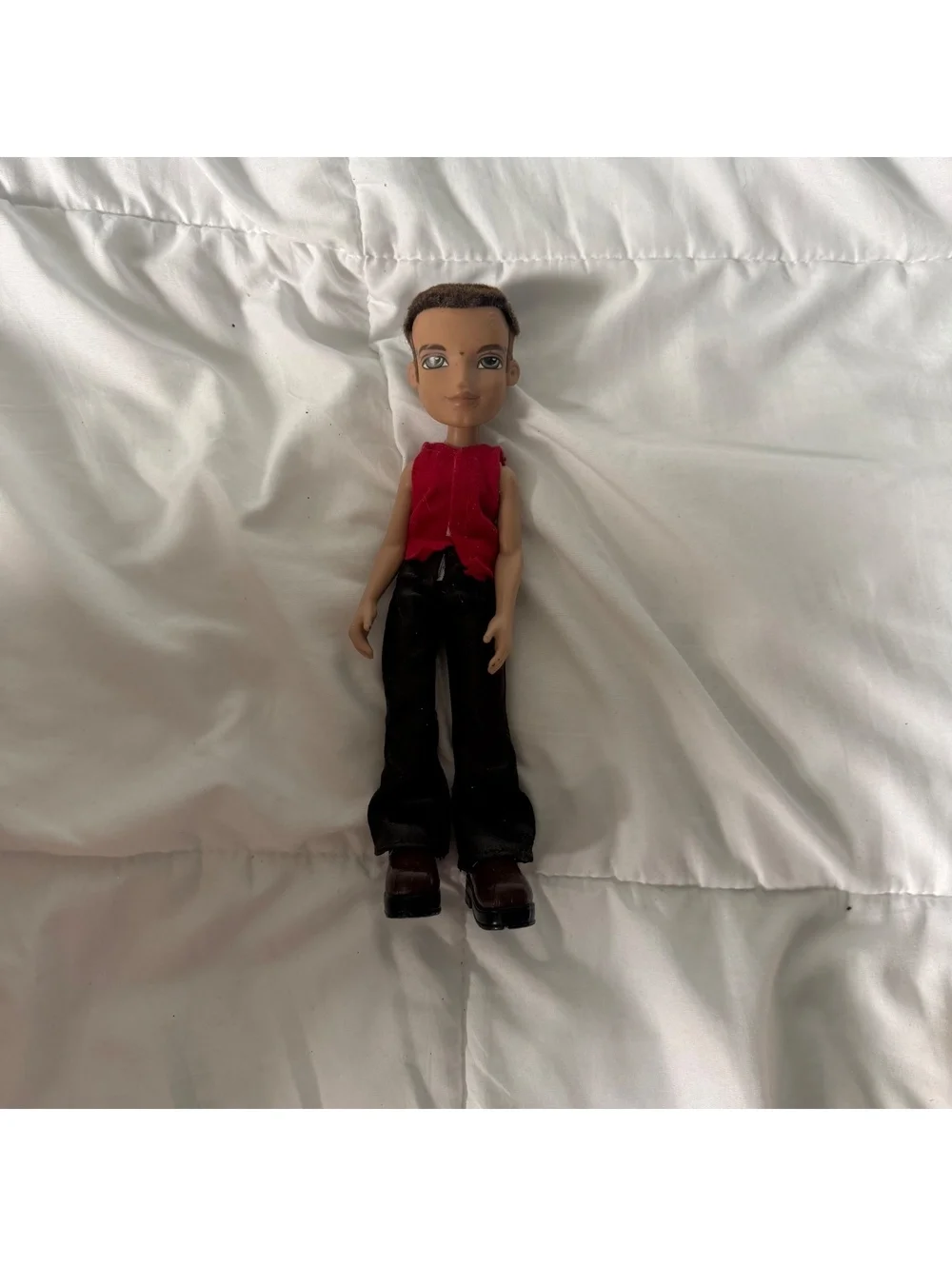 2002 Bratz Boyz Dylan w/Faux Leather Pants And Shirt, Shoes Boy Doll